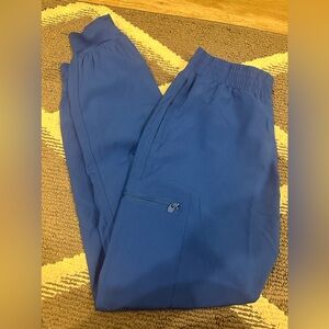 Blue Jogger Scrub Pants